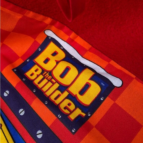 Bob the Builder Handmade large Christmas stocking Yellow scoop bucket upcycled💙 - Picture 10 of 11